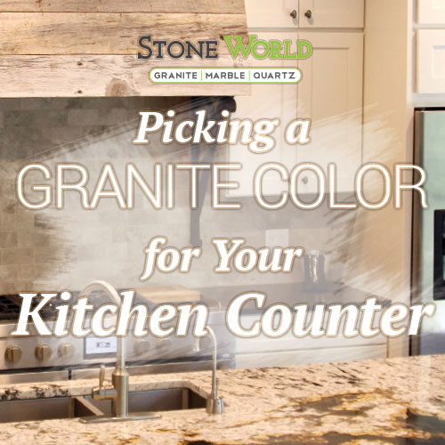 Picking a Granite Color for Your Kitchen Counter